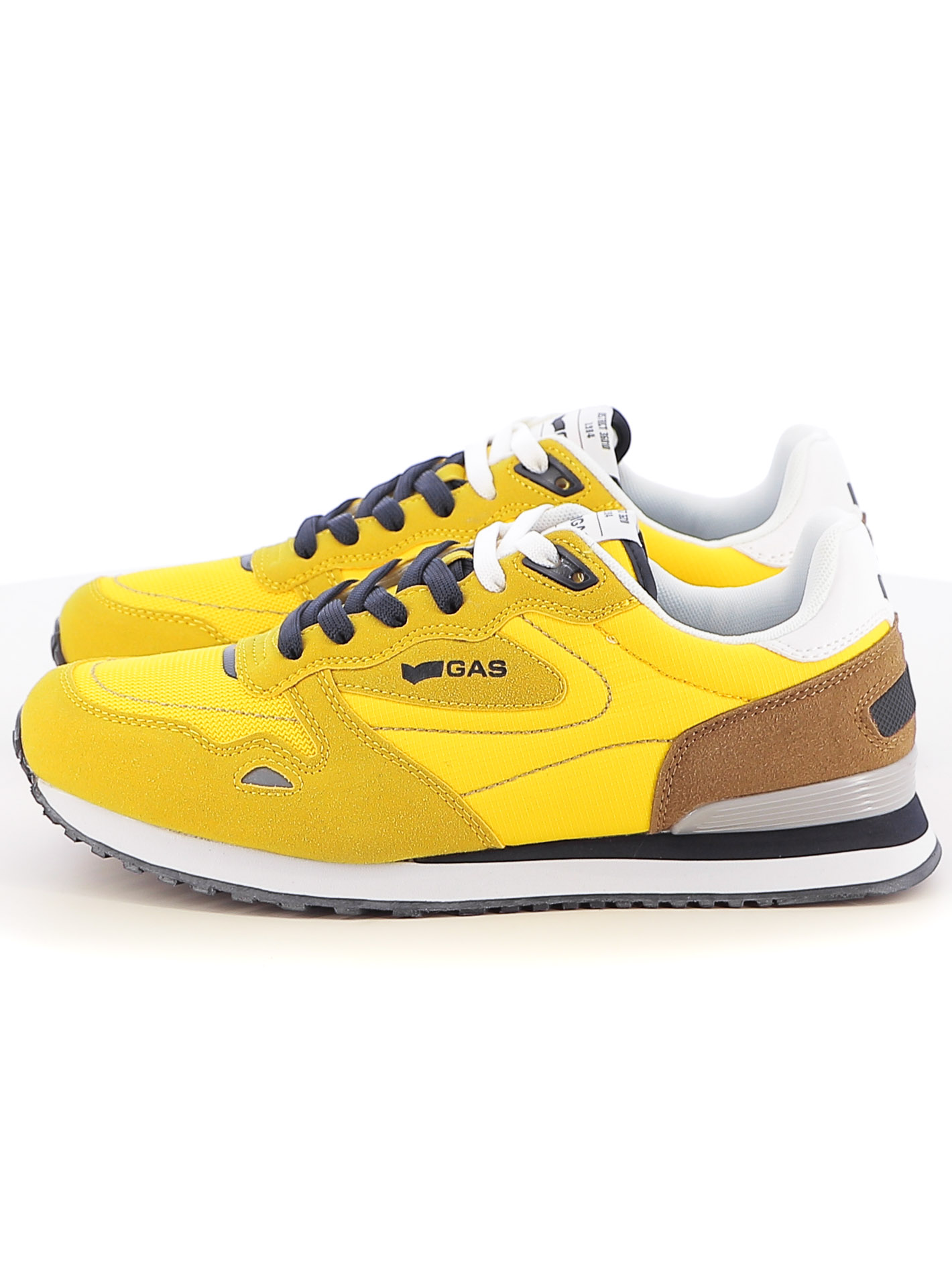 Sneakers stringate uomo giallo Gas art. GAM513816 - Imagen 5 de 9