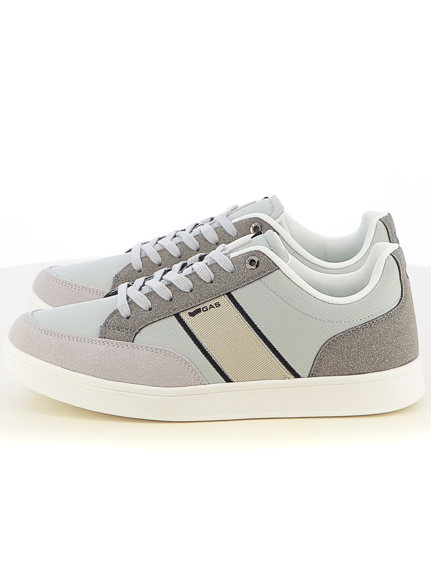 Sneakers stringate uomo grigio chiaro Gas art. GAM514146 - Imagen 5 de 7